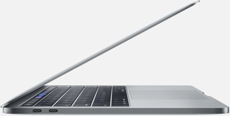 Macbook Pro 13" - Intel i5 2,3GHz - 8GB Ram - SSD 128GB - 2017 - Space Gray - Qwerty NL(*)