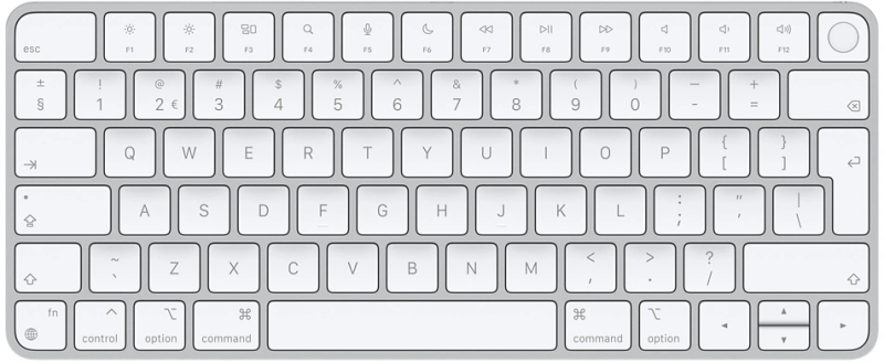 Apple Magic Keyboard met Touch ID Zilver (zonder numeriek) QWERTY NL