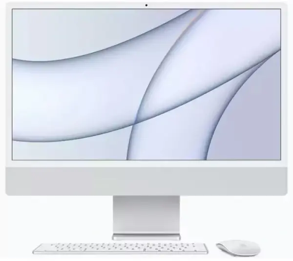 iMac 24" - Apple M1 8-core - Apple 8-core GPU - 8GB Ram - SSD 512GB - Silver - Nederlands toetsenbord