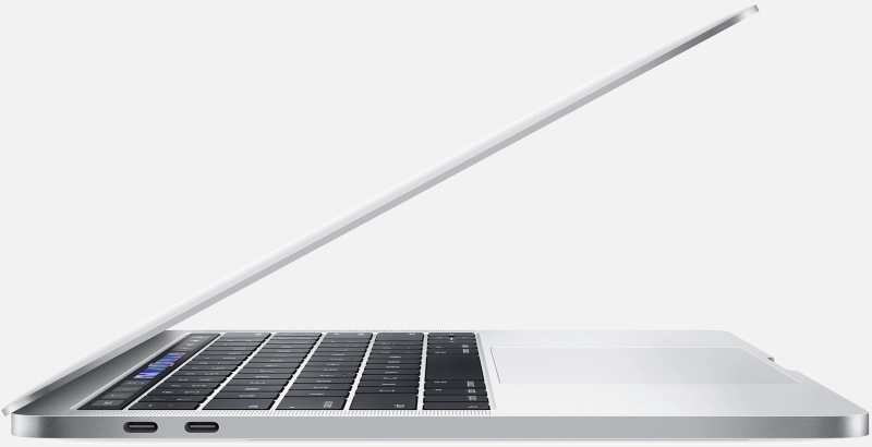 Macbook Pro 13" - Intel  i5 2,3GHz - 16GB Ram - SSD 256GB - 2018 - Silver - Nederlands toetsenbord
