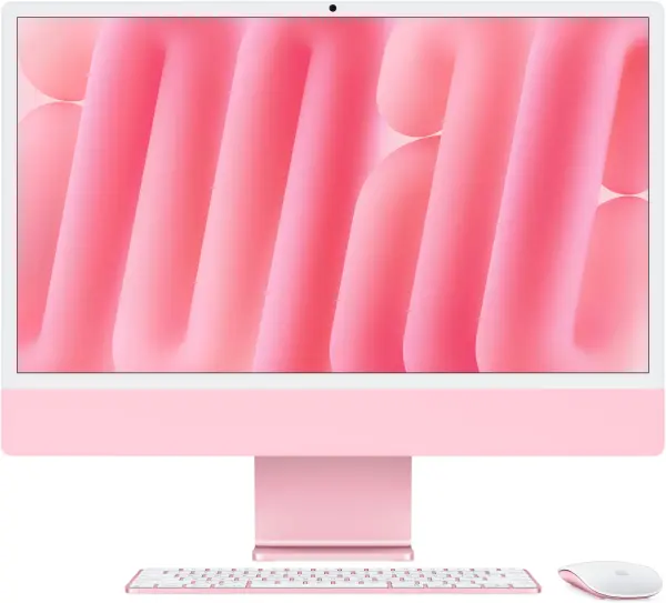iMac 24" - Apple M4 8-core - Apple 8-core GPU - 16GB Ram - SSD 256GB - Pink - Nederlands toetsenbord