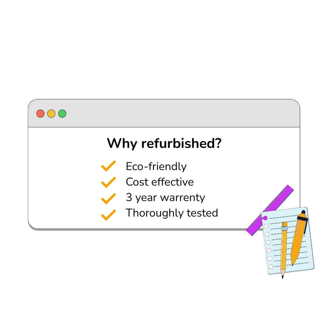 Back2School Why Refurbished?