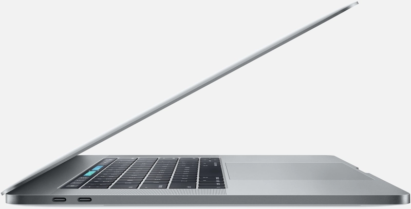 Macbook Pro 15" - Intel  i7 2,8GHz - 16GB Ram - SSD 256GB - 2017 - Space Gray - Qwerty US(*)