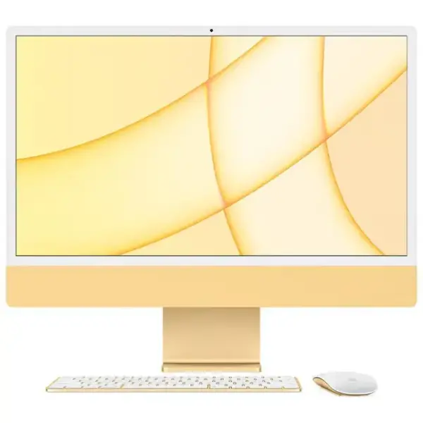iMac 24" - Apple M1 8C 2,1GHz - 8GB Ram - SSD 512GB - Apple 8C GPU - Yellow - Qwerty NL