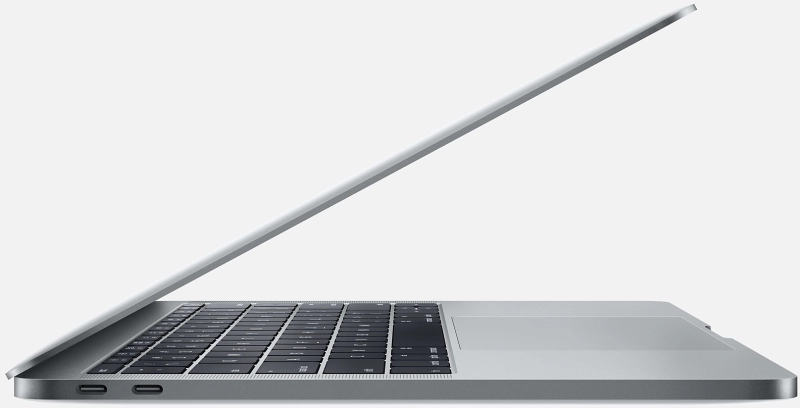 Macbook Pro 13" - Intel i5 2,9GHz - 8GB Ram - SSD 512GB - 2016 - Space Gray - Nederlands toetsenbord