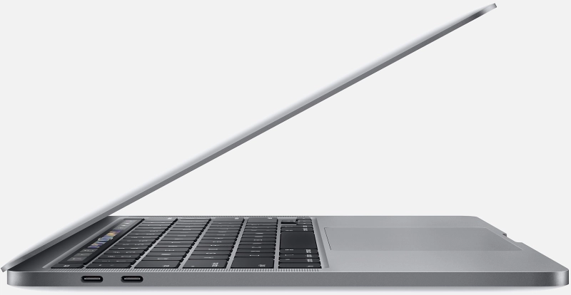 Macbook Pro 13" - Intel i7 2,3GHz - 16GB Ram - SSD 512GB - 2020 - Space Gray - Qwerty NL