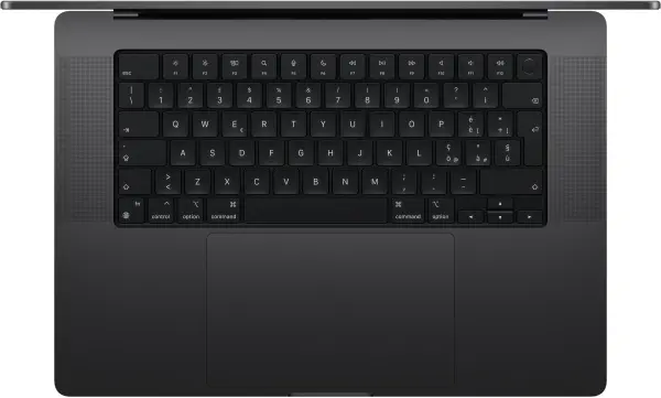 Macbook Pro 16" - Apple M4 Pro 14-core - Apple 20-core GPU - 24GB Ram - SSD 512GB - 2024 - Space Black - Nederlands toetsenbord
