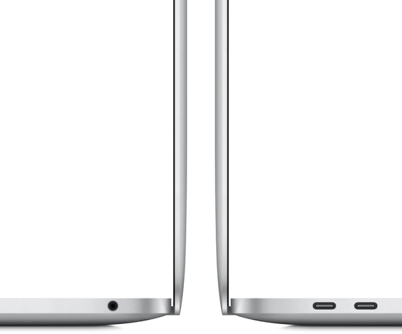Macbook Pro 13" - Apple M1 8C 2,1GHz - 8GB Ram - SSD 256GB - 2020 - Silver - Toetsenbord Belgisch