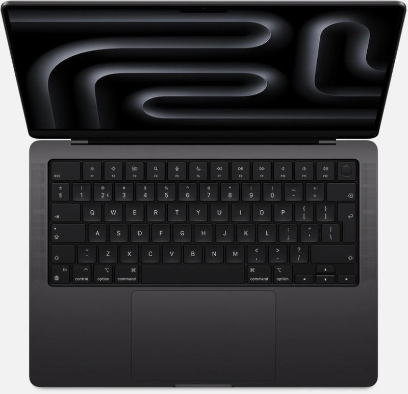 Macbook Pro 14" - Apple M3 Pro 11 core - 18GB Ram - SSD 512GB - 2023 - Space Black - Nederlands toetsenbord