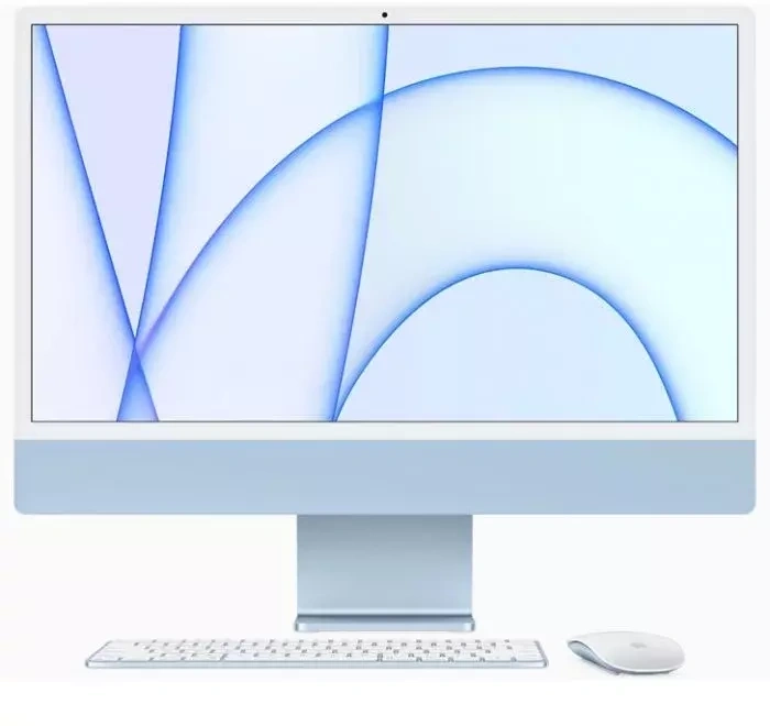 iMac 24" - Apple M1 8C 2,1GHz - 16GB Ram - SSD 1TB - Apple 7C GPU - Blue - Qwerty NL