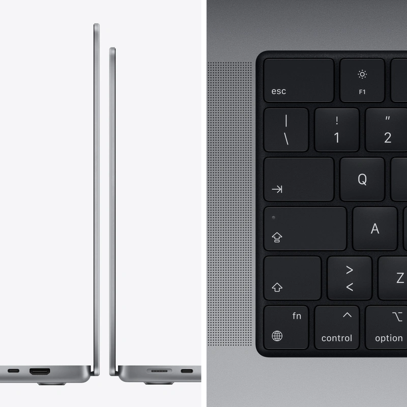 Macbook Pro 14" - Apple M1 Max 10-core - 32GB Ram - SSD 1TB - 2021 - Space Grey - Belgisch toetsenbord