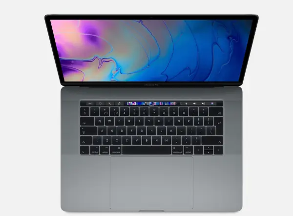 Macbook Pro 15" - Intel HexaCore i7 2,6GHz - 16GB Ram - SSD 512GB - 2019 - AMD Radeon PRO 555X (4GB) - Space Gray - Nederlands toetsenbord