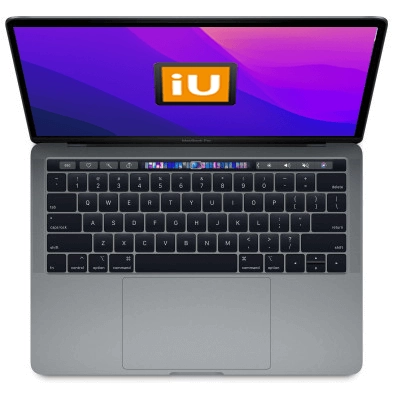 Macbook Pro 13" - Intel DualCore i5 - 8GB Ram - SSD 512GB - 2017 - Space Gray - Duits Toetsenbord