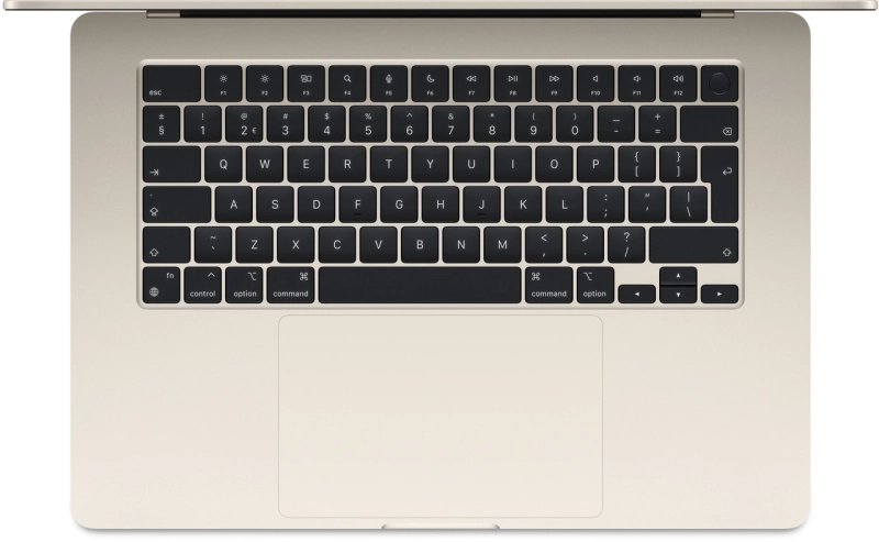 Macbook Air 15" - Apple M2 8-Core - Apple 10-Core GPU - 8GB Ram - SSD 256GB - 2023 - Starlight- Qwerty NL (Nieuw product)