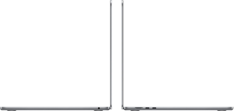 Macbook Air 15" - Apple M2 8-Core - Apple 10-Core GPU - 8GB Ram - SSD 256GB - 2023 - Space Gray - Qwerty NL (Nieuw product)