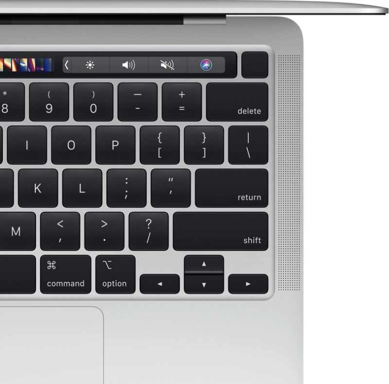 Macbook Pro 13" - Apple M1 8C 2,1GHz - 8GB Ram - SSD 256GB - 2020 - Silver - Toetsenbord Belgisch
