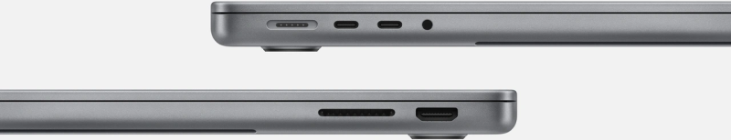 Macbook Pro 14" - Apple M3 8-Core - Apple 10-Core GPU - 16GB Ram - SSD 1TB - 2023 - Space Gray - Qwerty NL