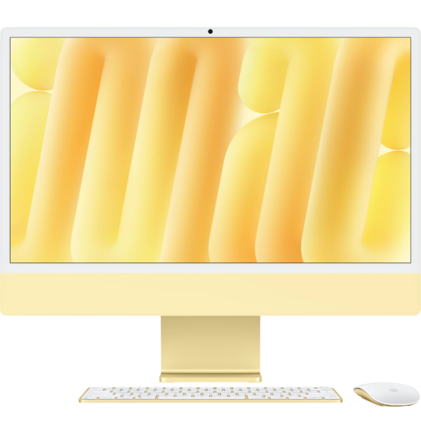 iMac 24" - Apple M4 10-core - Apple 10-core GPU - 16GB Ram - 256GB SSD - Yellow - Nederlands toetsenbord