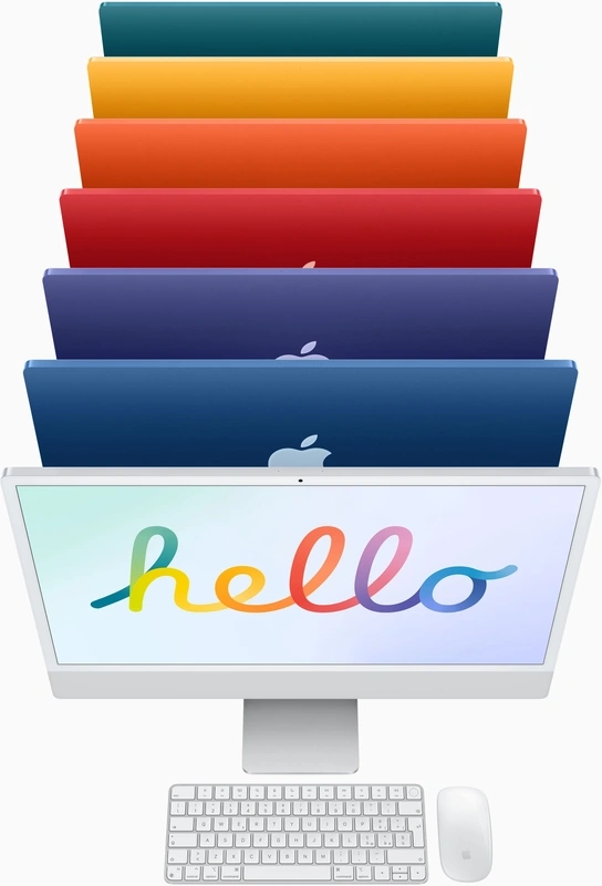 iMac 24" - Apple M1 8C 2,1GHz - 8GB Ram - SSD 256GB - Apple 8C GPU - Green - Duits toetsenbord