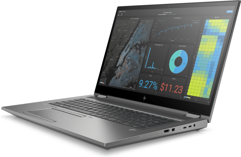 HP Zbook Fury 17 G7 - Intel DecaCore i9-10885H - 64GB Ram - 512GB SSD - 17,3" (43.18 cm) - NVIDIA Quadro RTX3000 - Qwerty NL