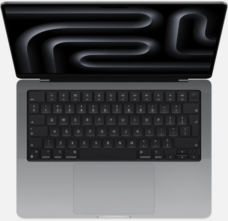 Macbook Pro 14" - Apple M3 8-Core - Apple 10-Core GPU - 16GB Ram - SSD 1TB - 2023 - Space Gray - Qwerty NL